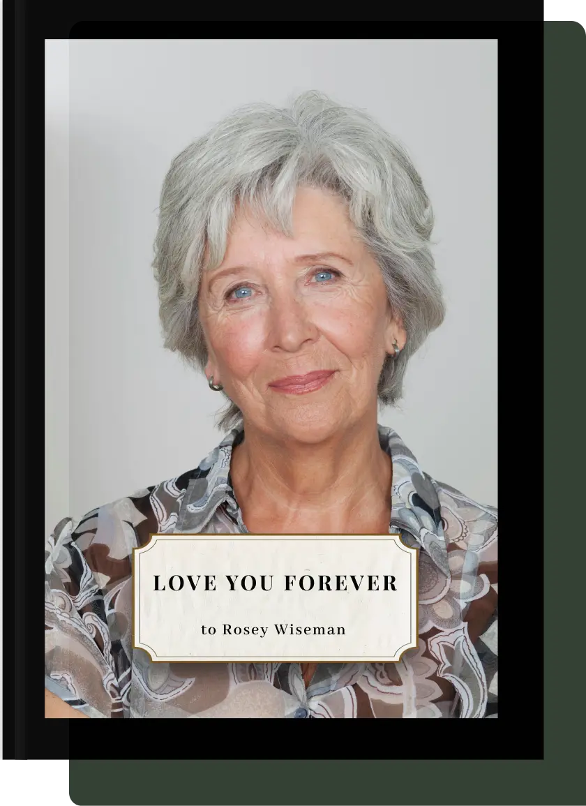 Custom memorial book 'The Story of Henry Wallace' created by his family and friends to honor his legacy.