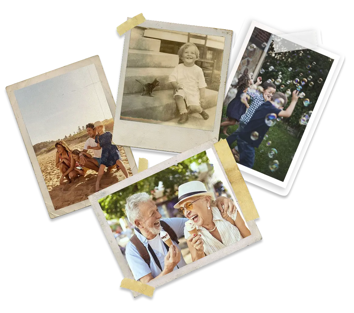 childhood memories with a vintage photograph of a kid having a laugh with a small kitten - LifeScript